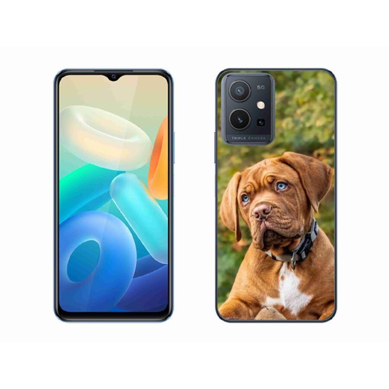 Gelový kryt mmCase na mobil Vivo Y55 5G - štěně