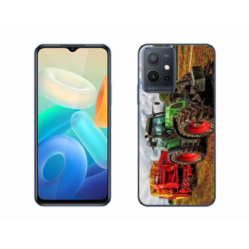 Gelový kryt mmCase na mobil Vivo Y55 5G - traktor 4