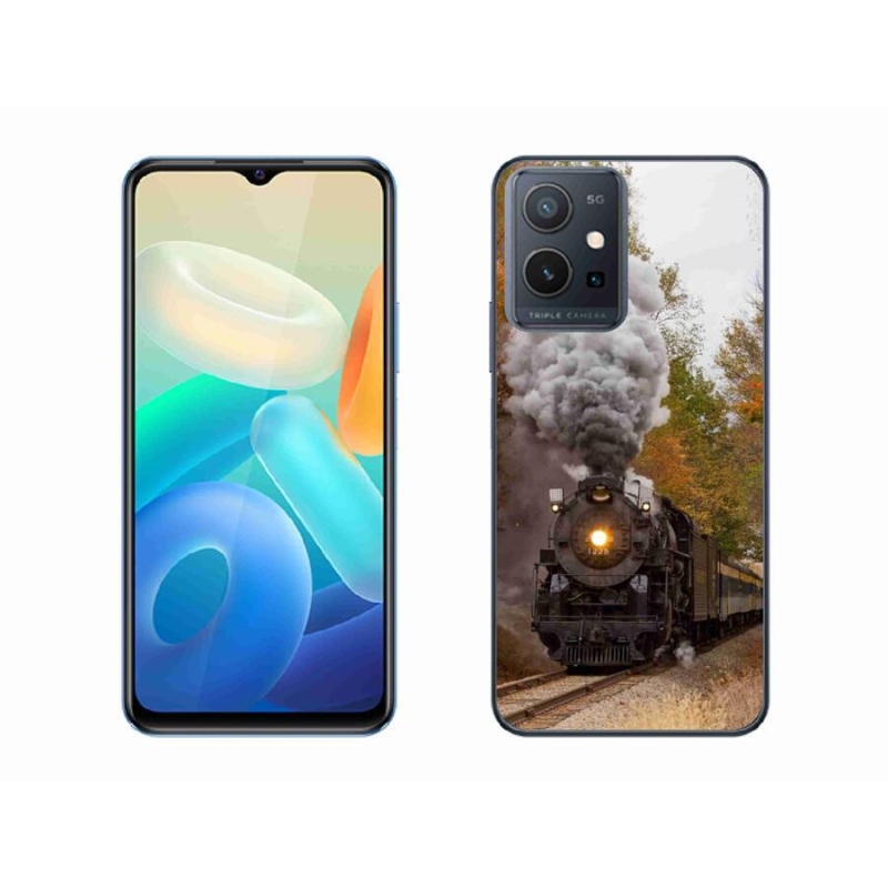 Gelový kryt mmCase na mobil Vivo Y55 5G - vlak 1