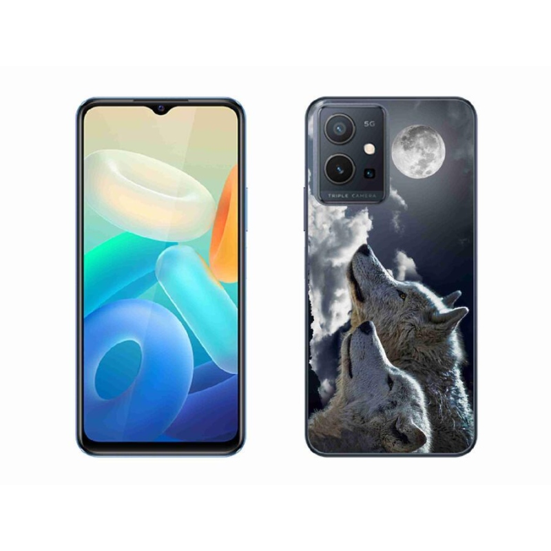 Gelový kryt mmCase na mobil Vivo Y55 5G - vlci