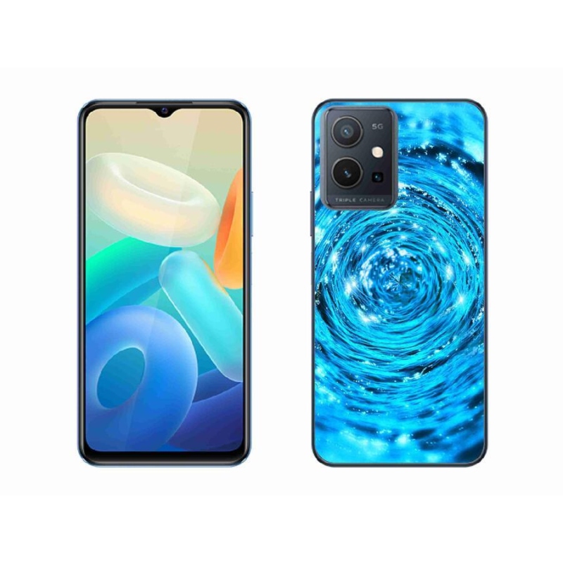 Gelový kryt mmCase na mobil Vivo Y55 5G - vodní vír
