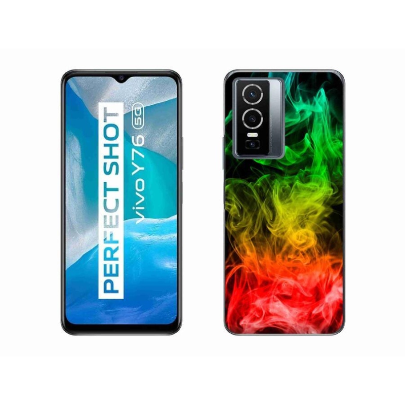 Gelový kryt mmCase na mobil Vivo Y76 5G - abstraktní vzor 7