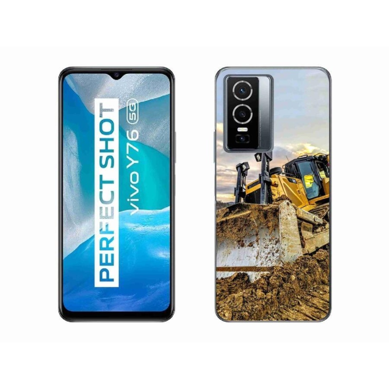 Gelový kryt mmCase na mobil Vivo Y76 5G - bagr