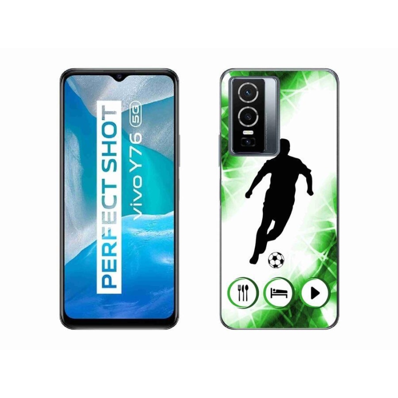 Gelový kryt mmCase na mobil Vivo Y76 5G - fotbalista