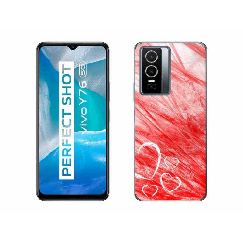 Gelový kryt mmCase na mobil Vivo Y76 5G - heart
