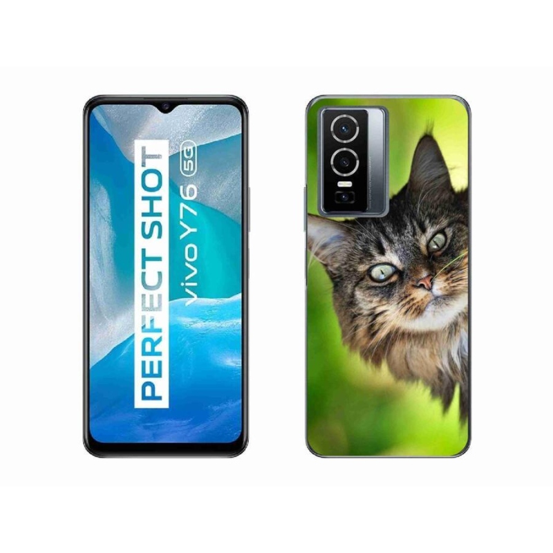 Gelový kryt mmCase na mobil Vivo Y76 5G - kočka 3