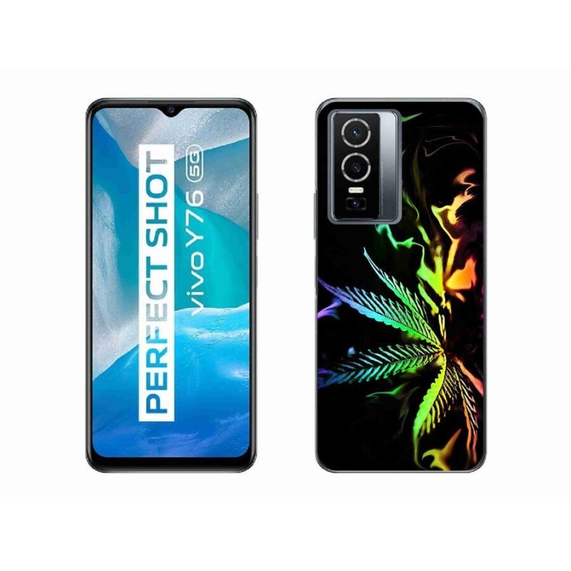 Gelový kryt mmCase na mobil Vivo Y76 5G - konopí 2
