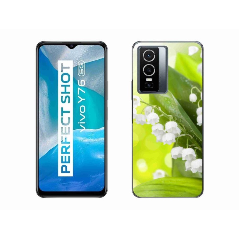 Gelový kryt mmCase na mobil Vivo Y76 5G - konvalinka