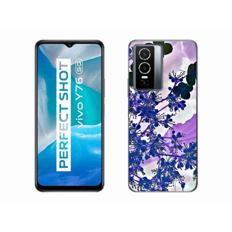 Gelový kryt mmCase na mobil Vivo Y76 5G - květ hortenzie
