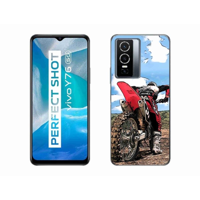 Gelový kryt mmCase na mobil Vivo Y76 5G - moto
