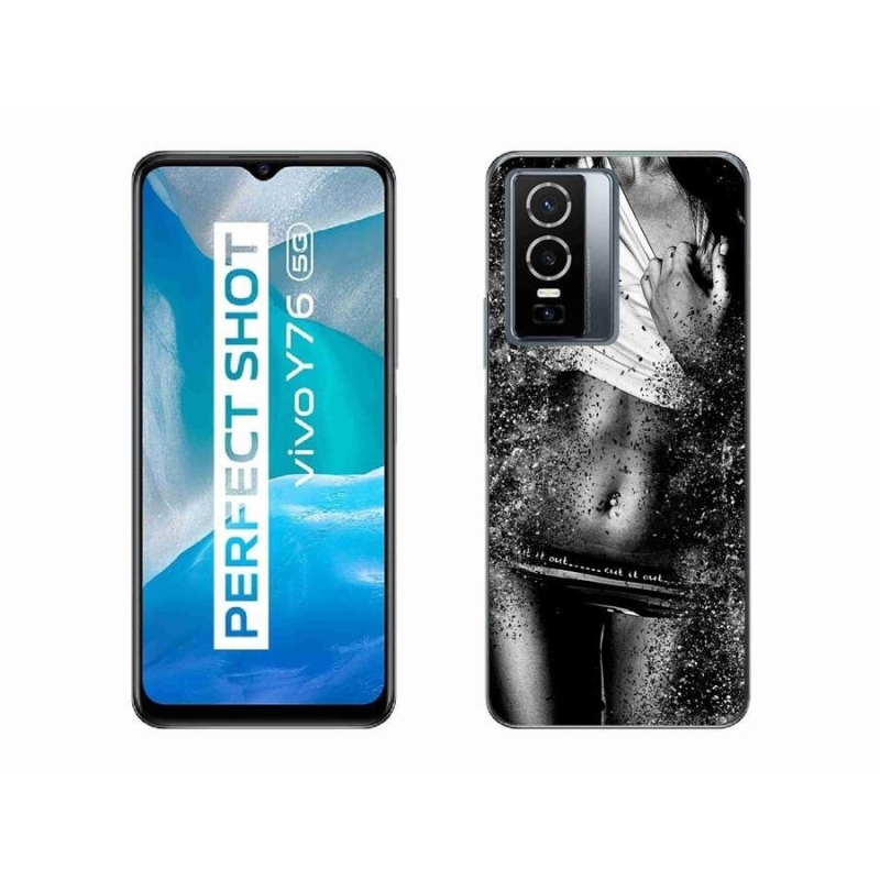 Gelový kryt mmCase na mobil Vivo Y76 5G - sexy žena 1
