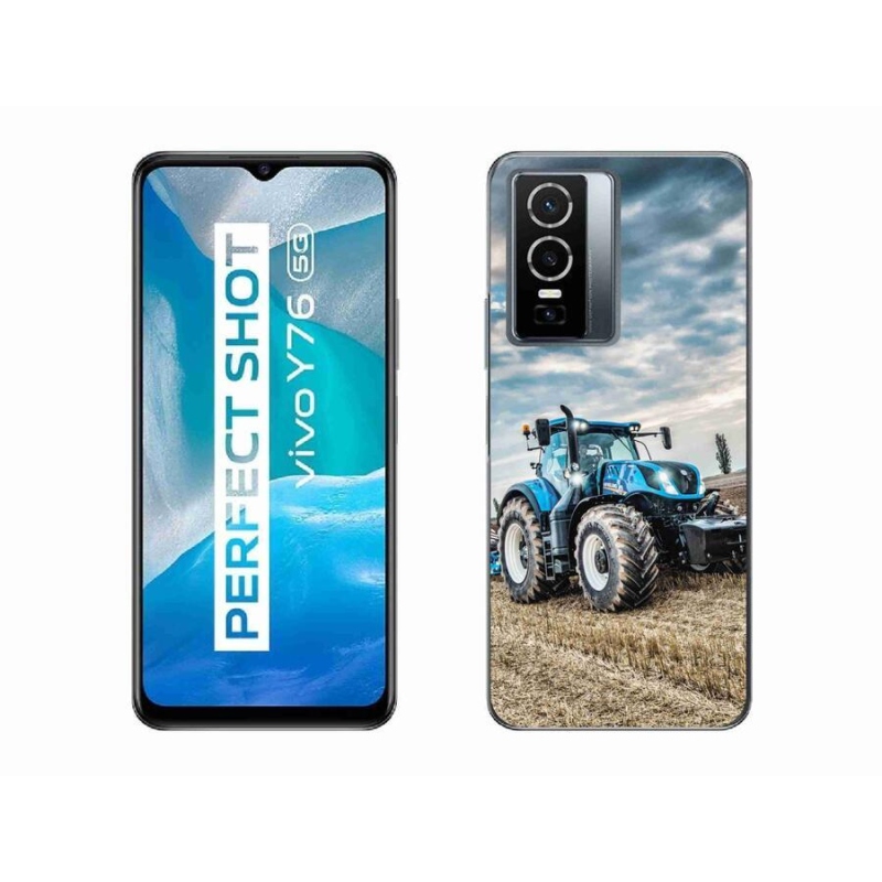 Gelový kryt mmCase na mobil Vivo Y76 5G - traktor 2