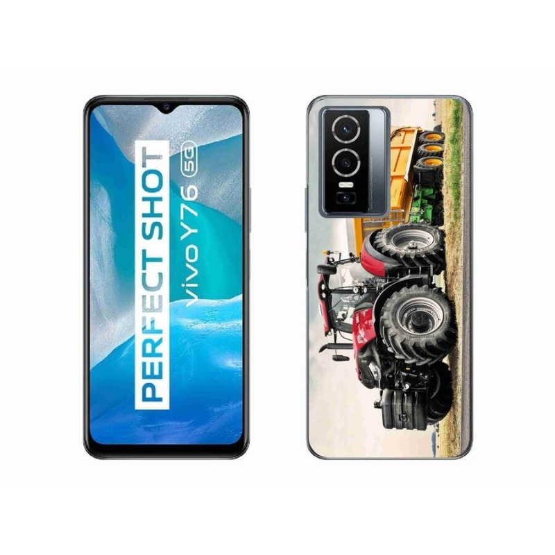 Gelový kryt mmCase na mobil Vivo Y76 5G - traktor 3