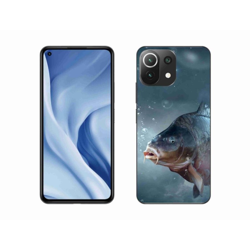 Gelový kryt mmCase na mobil Xiaomi 11 Lite 5G NE - kapr a bublinky