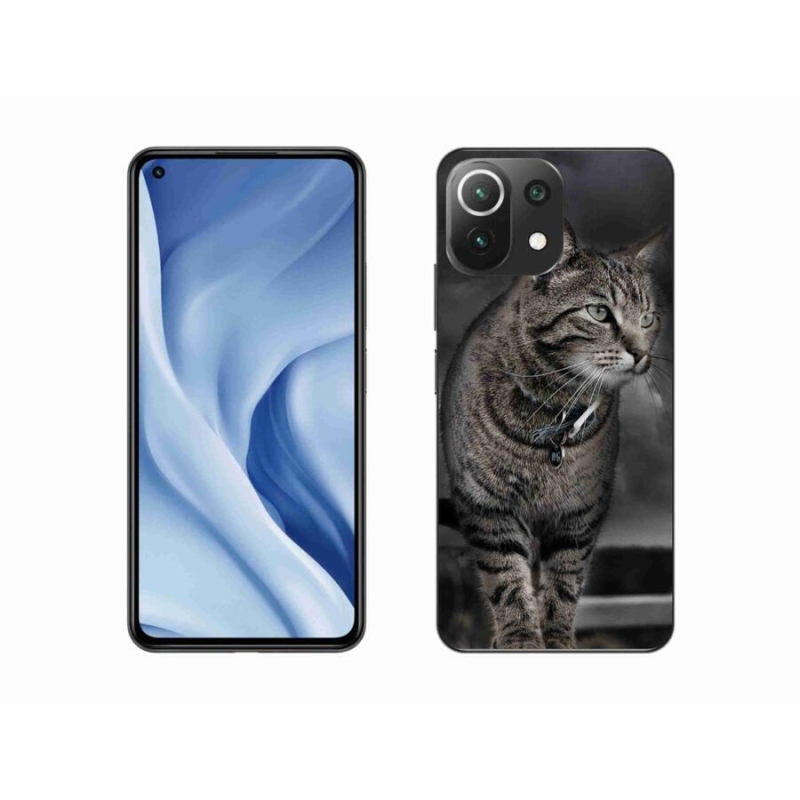 Gelový kryt mmCase na mobil Xiaomi 11 Lite 5G NE - kočka