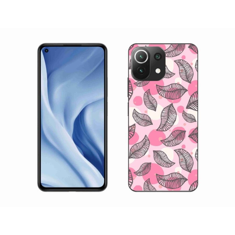 Gelový kryt mmCase na mobil Xiaomi 11 Lite 5G NE - kreslené padající listy