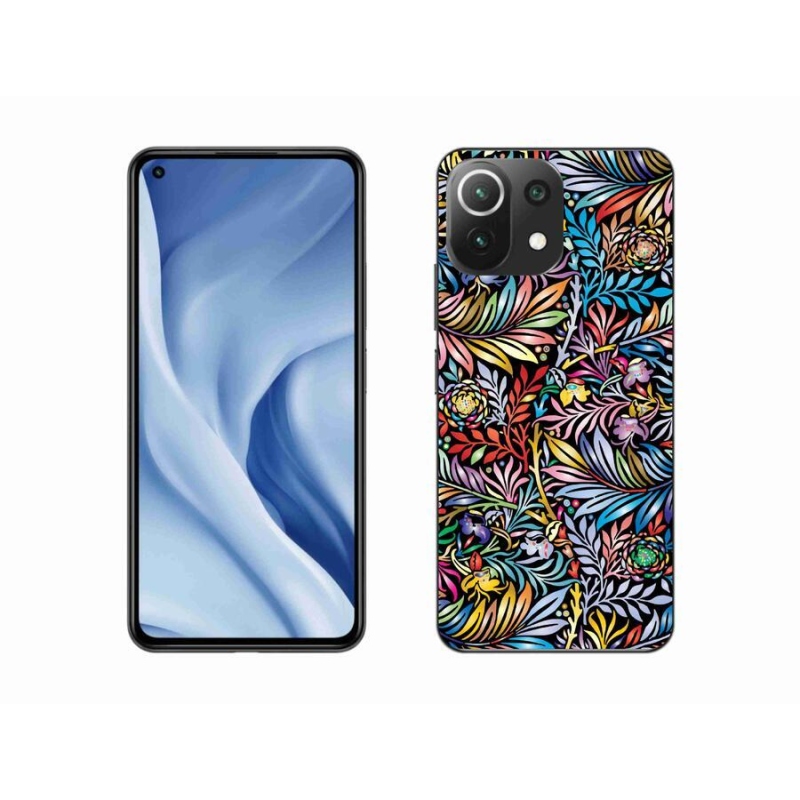 Gelový kryt mmCase na mobil Xiaomi 11 Lite 5G NE - květiny 5