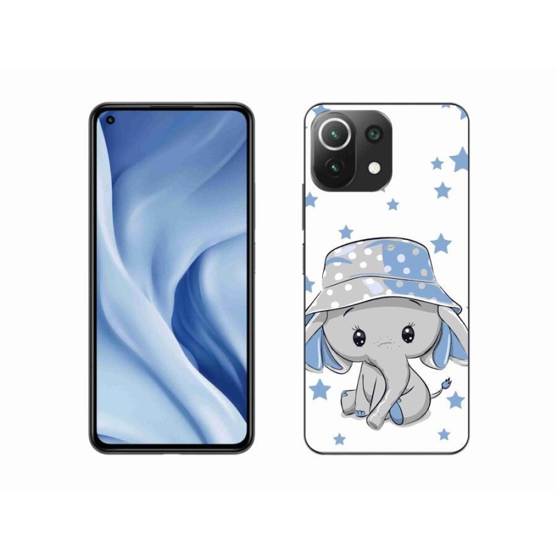 Gelový kryt mmCase na mobil Xiaomi 11 Lite 5G NE - modrý slon