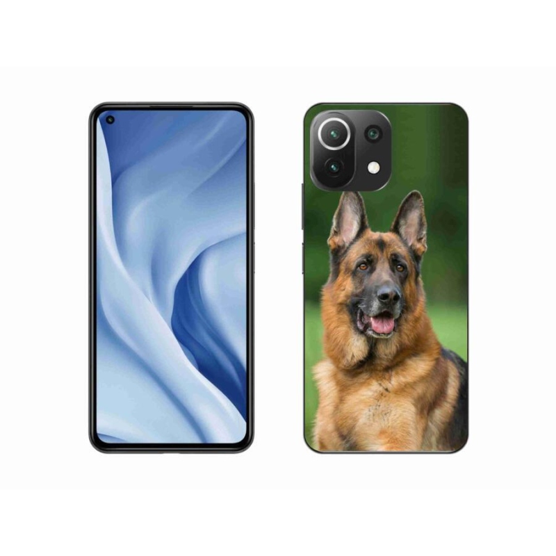 Gelový kryt mmCase na mobil Xiaomi 11 Lite 5G NE - německý ovčák