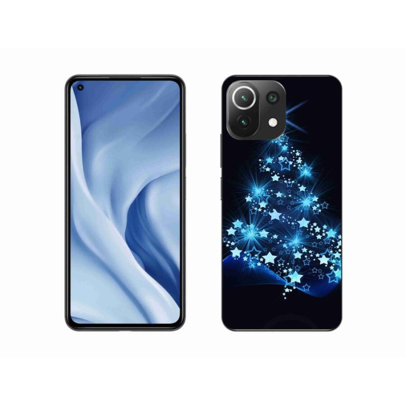 Gelový kryt mmCase na mobil Xiaomi 11 Lite 5G NE - vánoční stromek