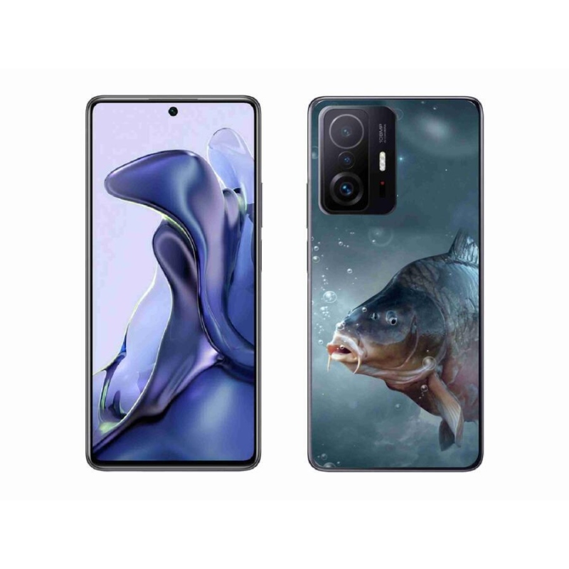 Gelový kryt mmCase na mobil Xiaomi 11T - kapr a bublinky