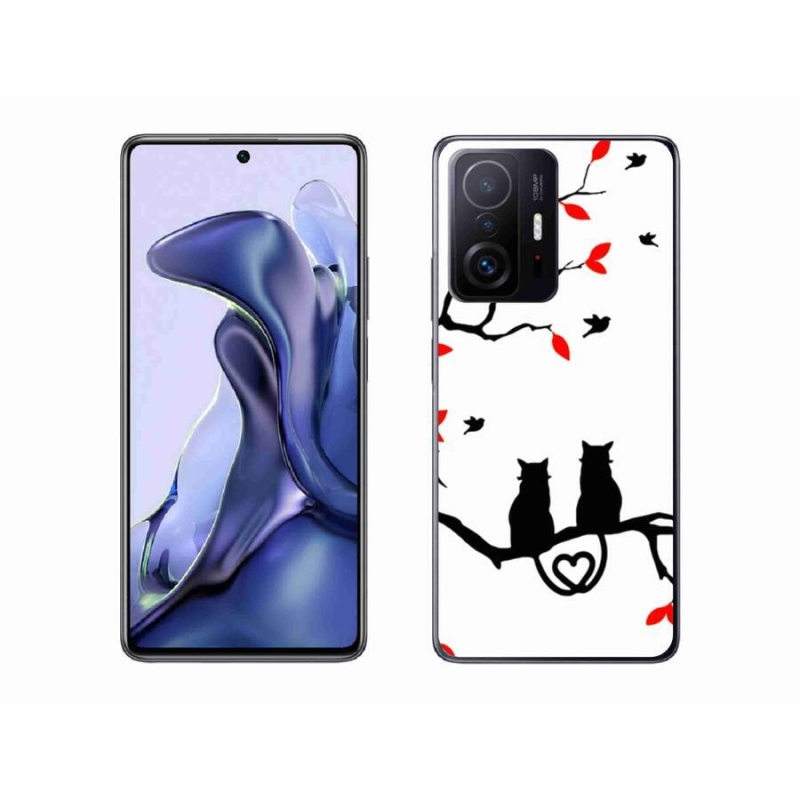 Gelový kryt mmCase na mobil Xiaomi 11T - kočičí láska