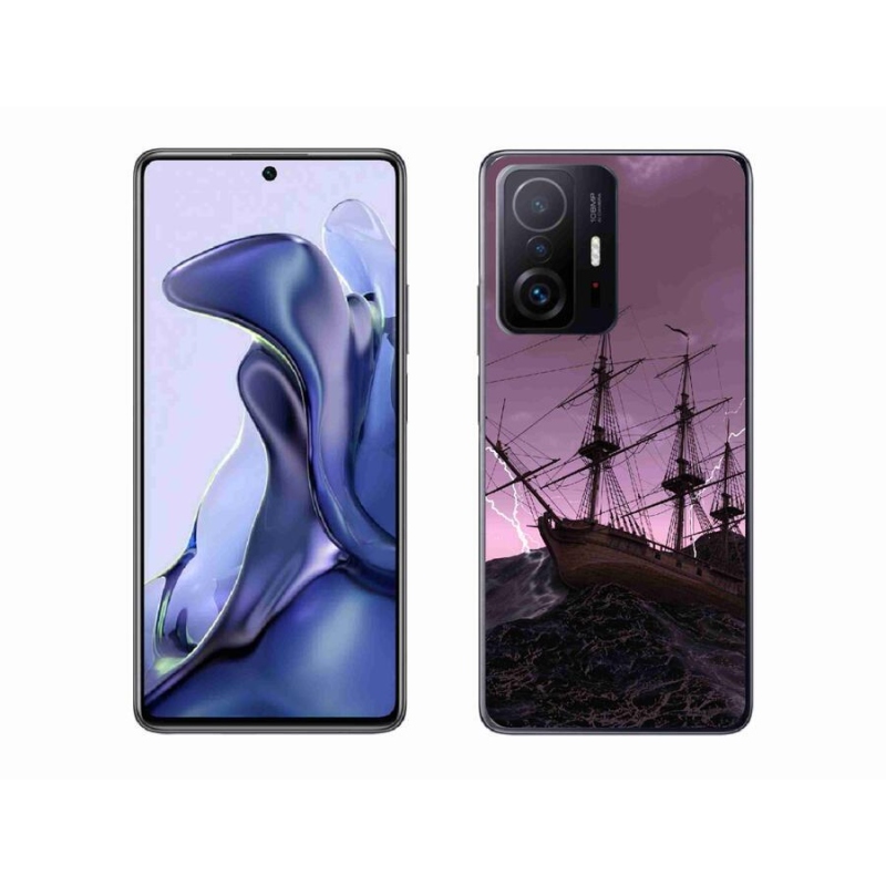 Gelový kryt mmCase na mobil Xiaomi 11T - loď v bouři