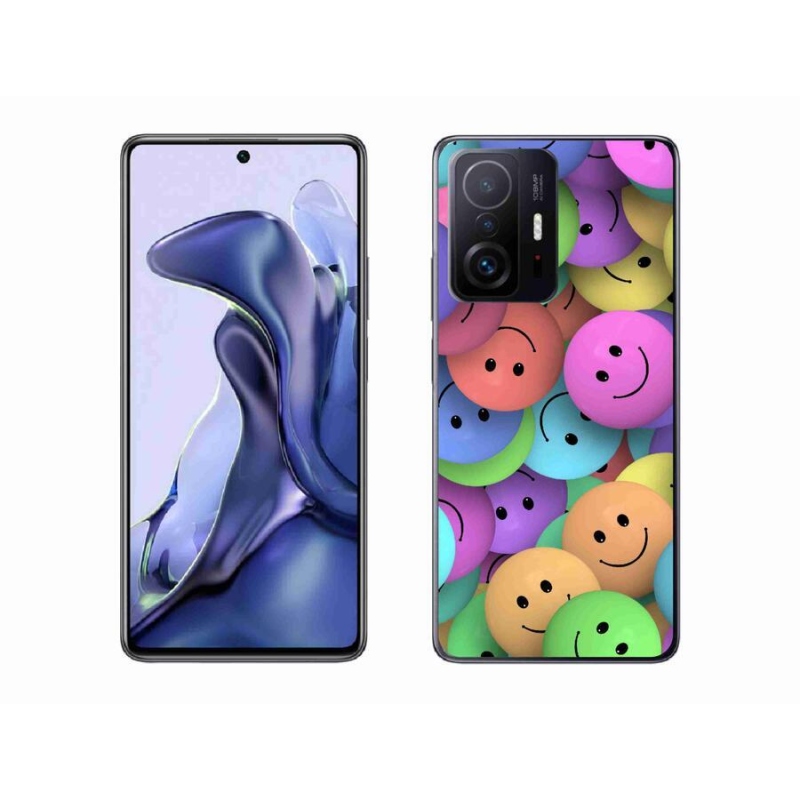 Gelový kryt mmCase na mobil Xiaomi 11T Pro - barevní smajlíci