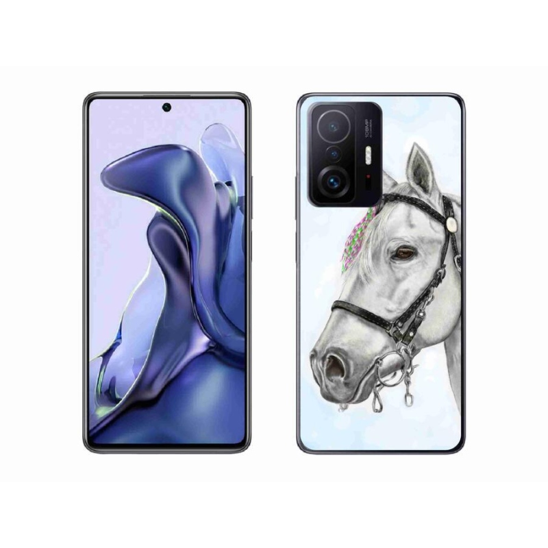 Gelový kryt mmCase na mobil Xiaomi 11T Pro - bílý kůň 1