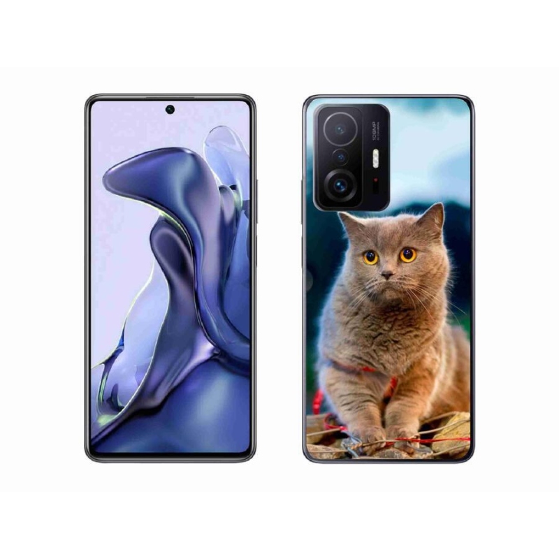 Gelový kryt mmCase na mobil Xiaomi 11T Pro - britská modrá 2