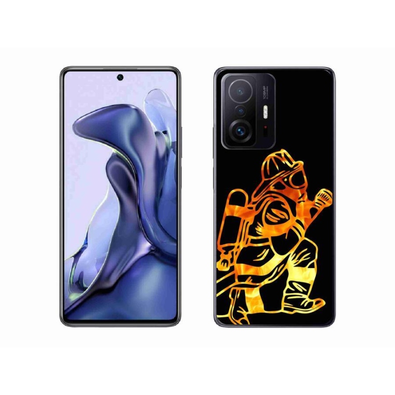Gelový kryt mmCase na mobil Xiaomi 11T Pro - hasič 1