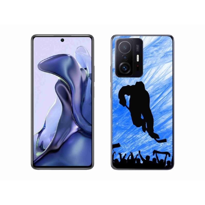 Gelový kryt mmCase na mobil Xiaomi 11T Pro - hokejový hráč