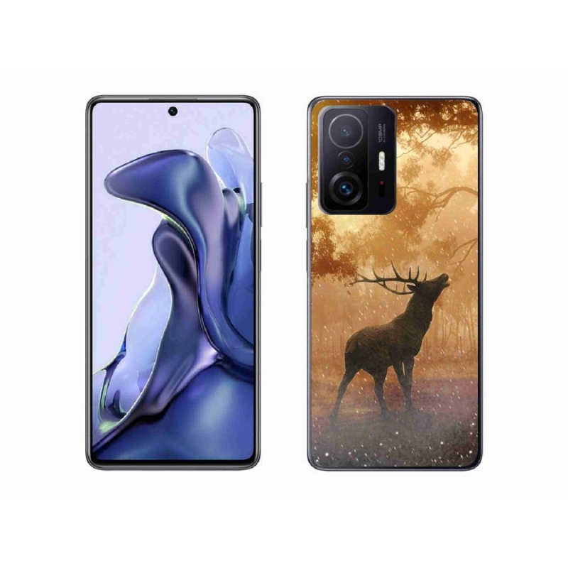Gelový kryt mmCase na mobil Xiaomi 11T Pro - jelen v říji