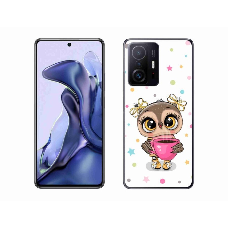 Gelový kryt mmCase na mobil Xiaomi 11T Pro - kreslená sovička