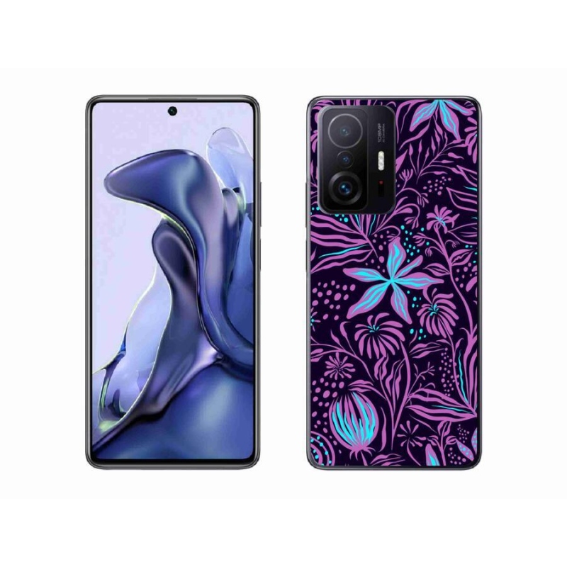 Gelový kryt mmCase na mobil Xiaomi 11T Pro - květiny 2