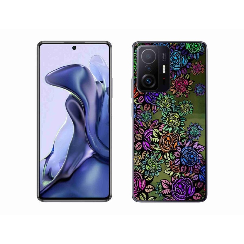 Gelový kryt mmCase na mobil Xiaomi 11T Pro - květiny 6