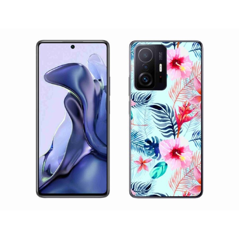 Gelový kryt mmCase na mobil Xiaomi 11T Pro - květiny