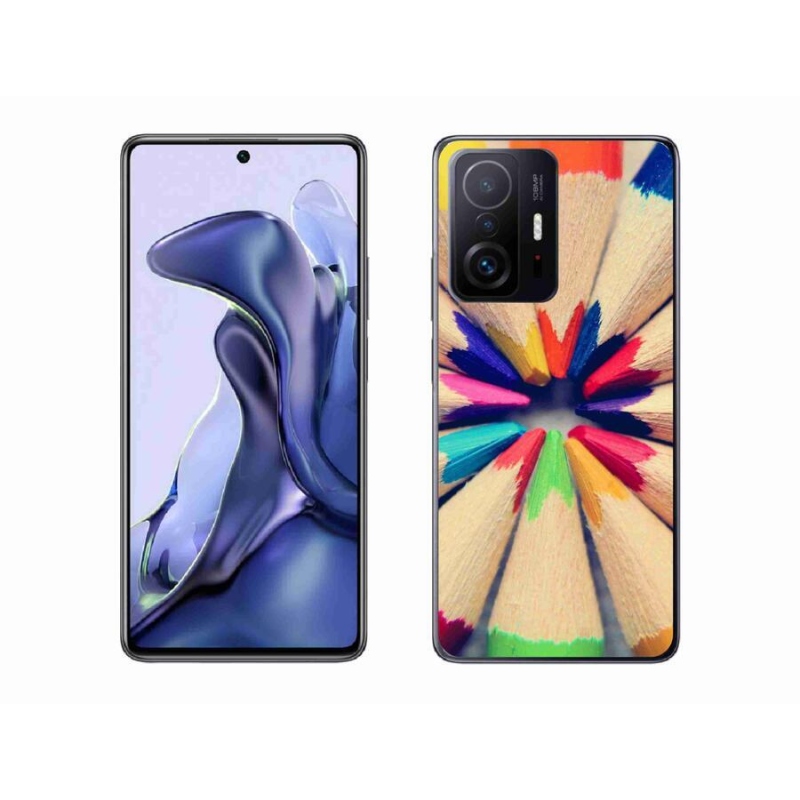 Gelový kryt mmCase na mobil Xiaomi 11T Pro - pastelky