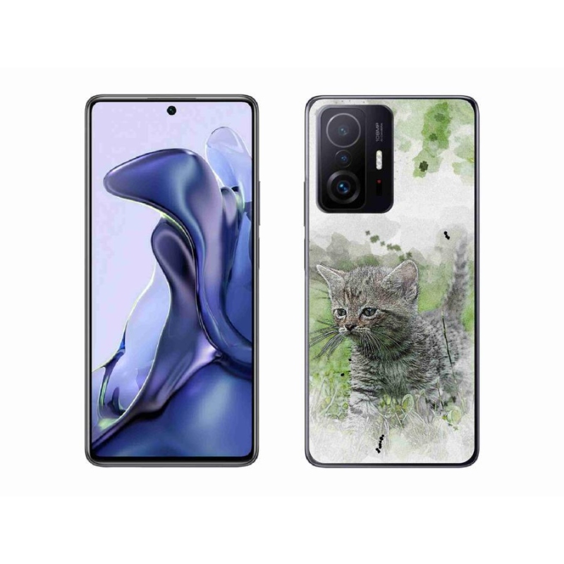 Gelový kryt mmCase na mobil Xiaomi 11T Pro - roztomilé kotě 1