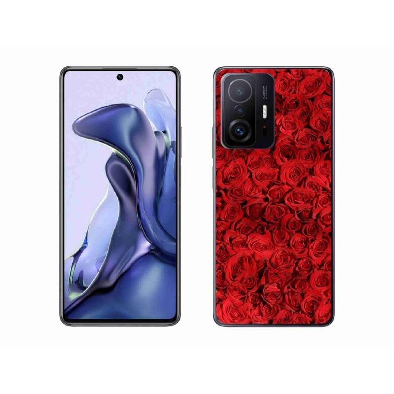 Gelový kryt mmCase na mobil Xiaomi 11T - růže