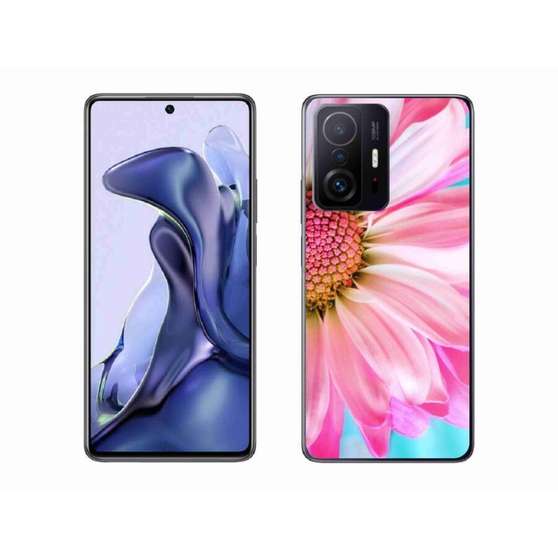 Gelový kryt mmCase na mobil Xiaomi 11T - růžová květina