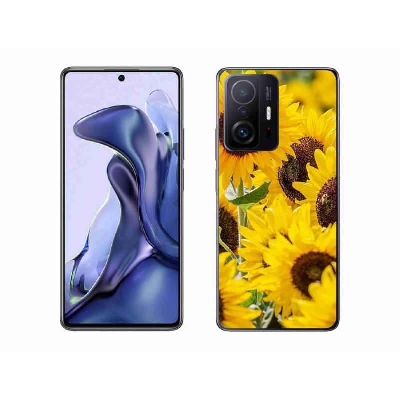 Gelový kryt mmCase na mobil Xiaomi 11T - slunečnice