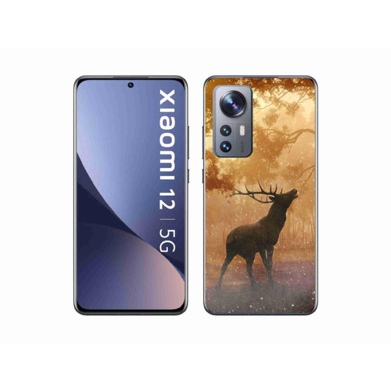 Gelový kryt mmCase na mobil Xiaomi 12 - jelen v říji