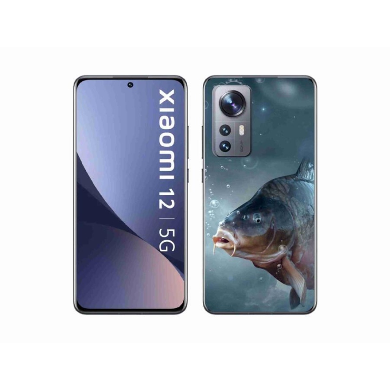 Gelový kryt mmCase na mobil Xiaomi 12 - kapr a bublinky
