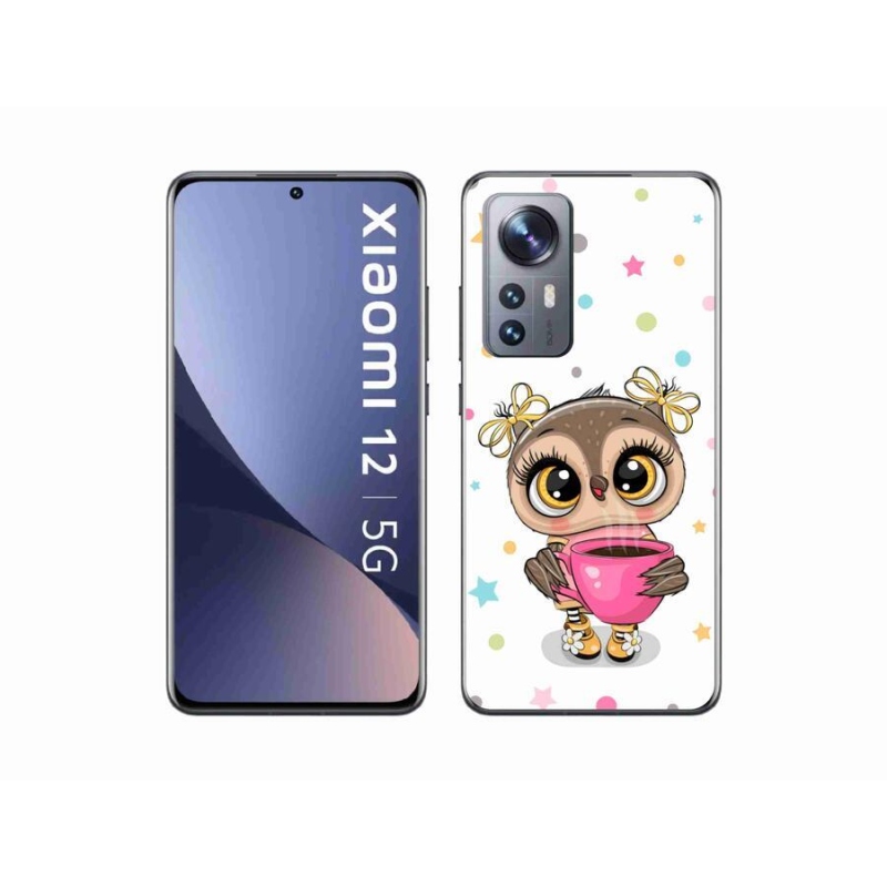 Gelový kryt mmCase na mobil Xiaomi 12 - kreslená sovička