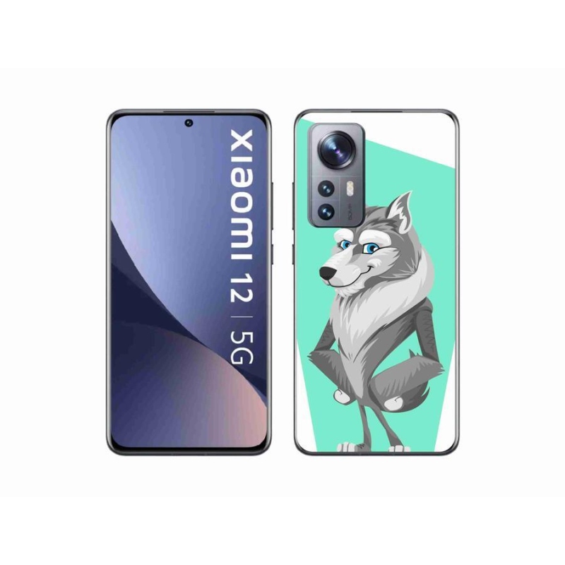Gelový kryt mmCase na mobil Xiaomi 12 - kreslený vlk