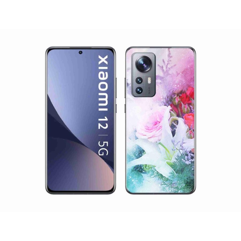 Gelový kryt mmCase na mobil Xiaomi 12 - květiny 4