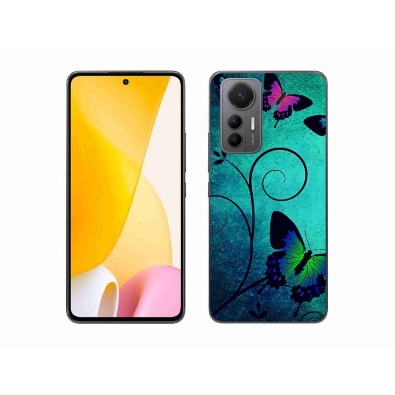 Gelový kryt mmCase na mobil Xiaomi 12 Lite - barevní motýli