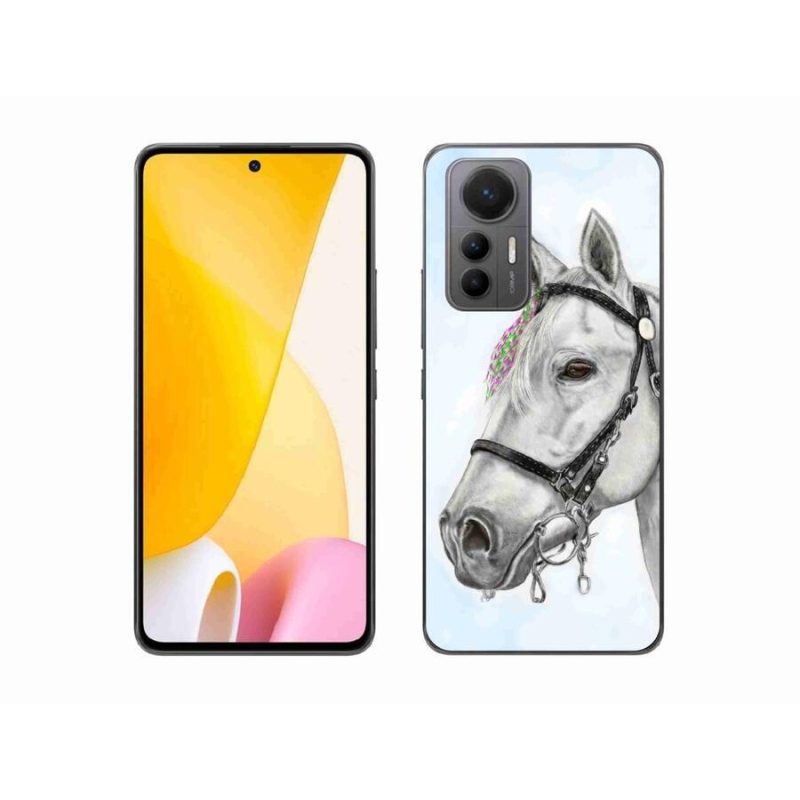 Gelový kryt mmCase na mobil Xiaomi 12 Lite - bílý kůň 1