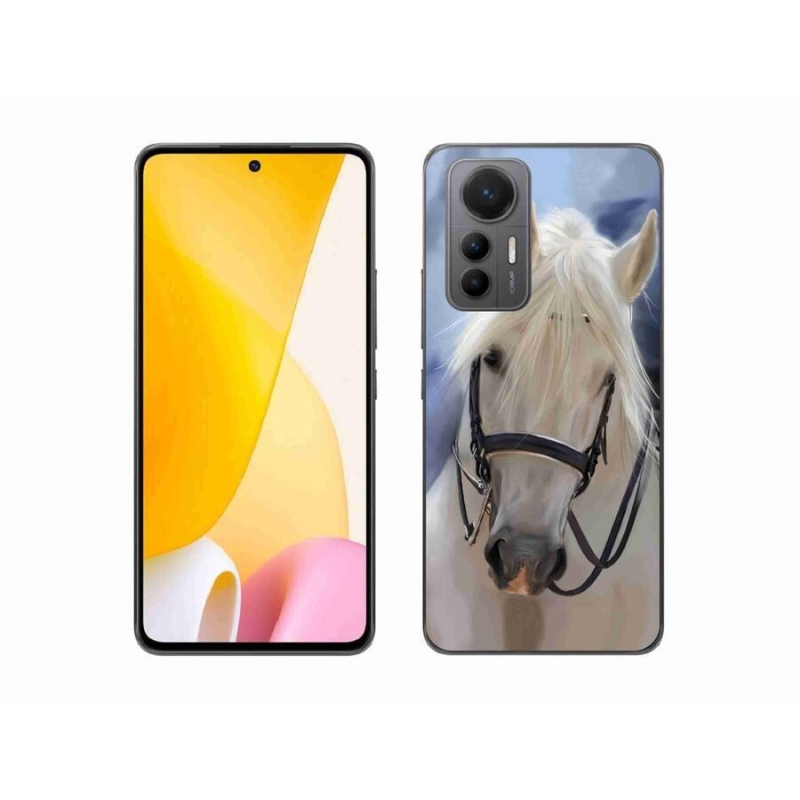 Gelový kryt mmCase na mobil Xiaomi 12 Lite - bílý kůň